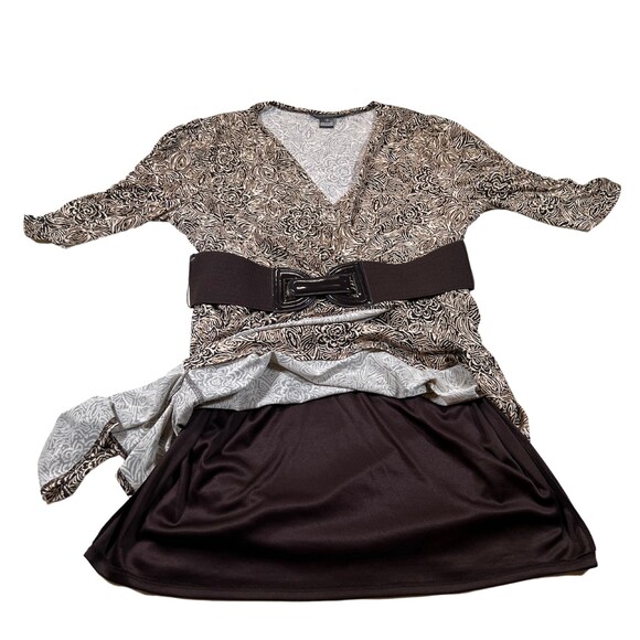 Jessica Howard  Women's Dress size 16 Black , Gray print Color 3/4 sleeves - Picture 8 of 16